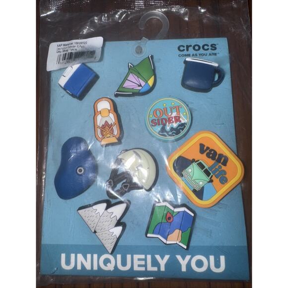 New Jibbitz Crocs Outsider Original Shoe Charm Uniquely You Collection 10-Pack - Picture 3 of 4